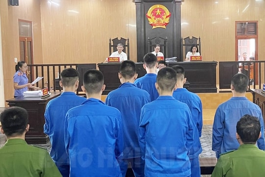 7 đối tượng chưa thành niên lĩnh án về các tội cướp, trộm cắp, cố ý làm hư hỏng tài sản